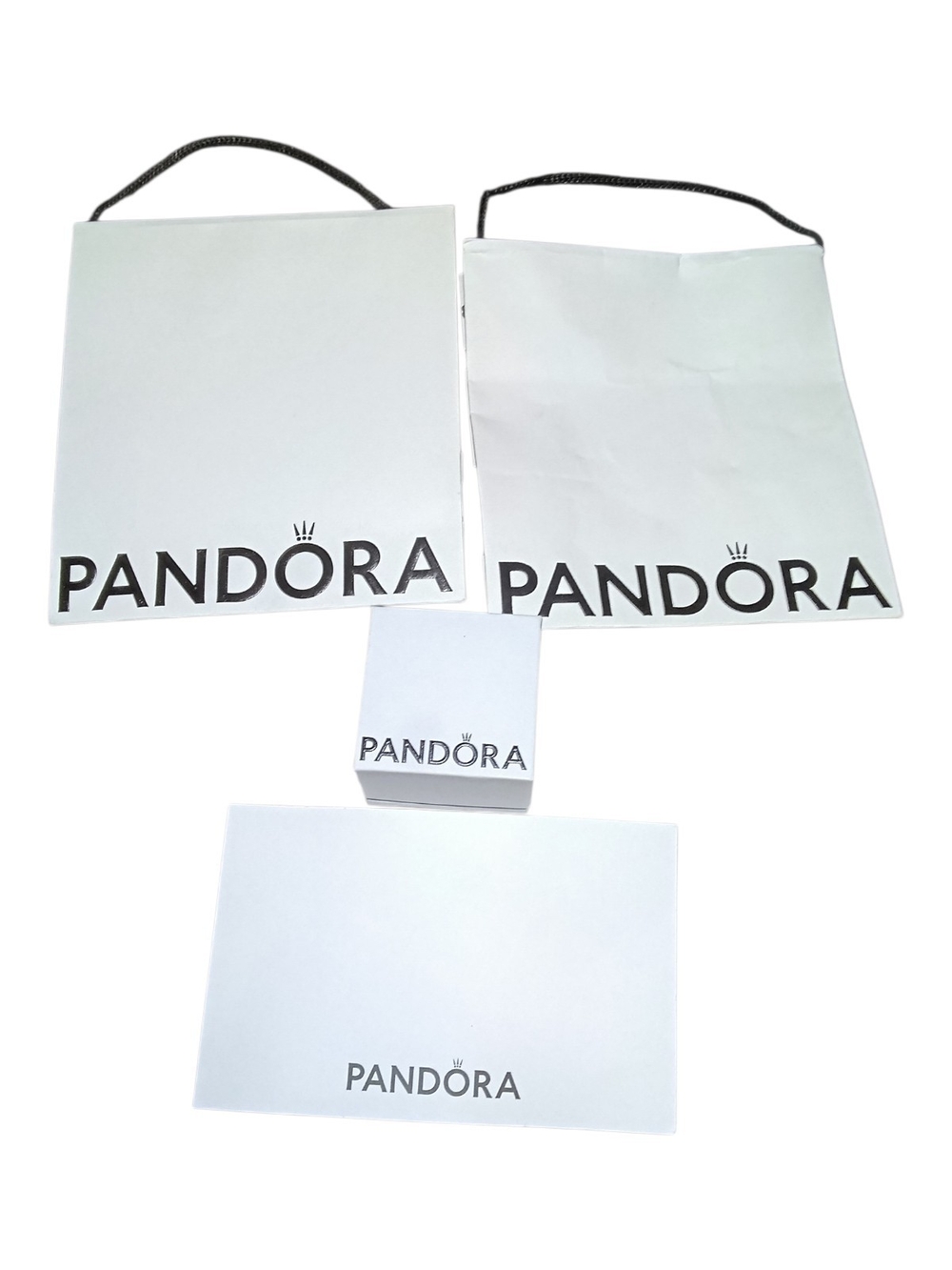 Pandora Jewelry Gift Packaging Set - Empty Box, Bags, and Gift Card Holder